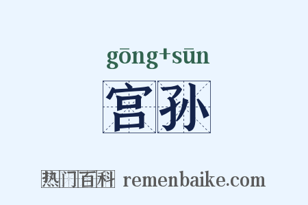 宫孙是什么意思的图片